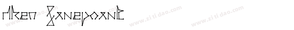 Dker finePoint字体转换